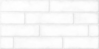 Керамическая плитка 30x60 Брик белый, Березакерамика, имитация: моноколора